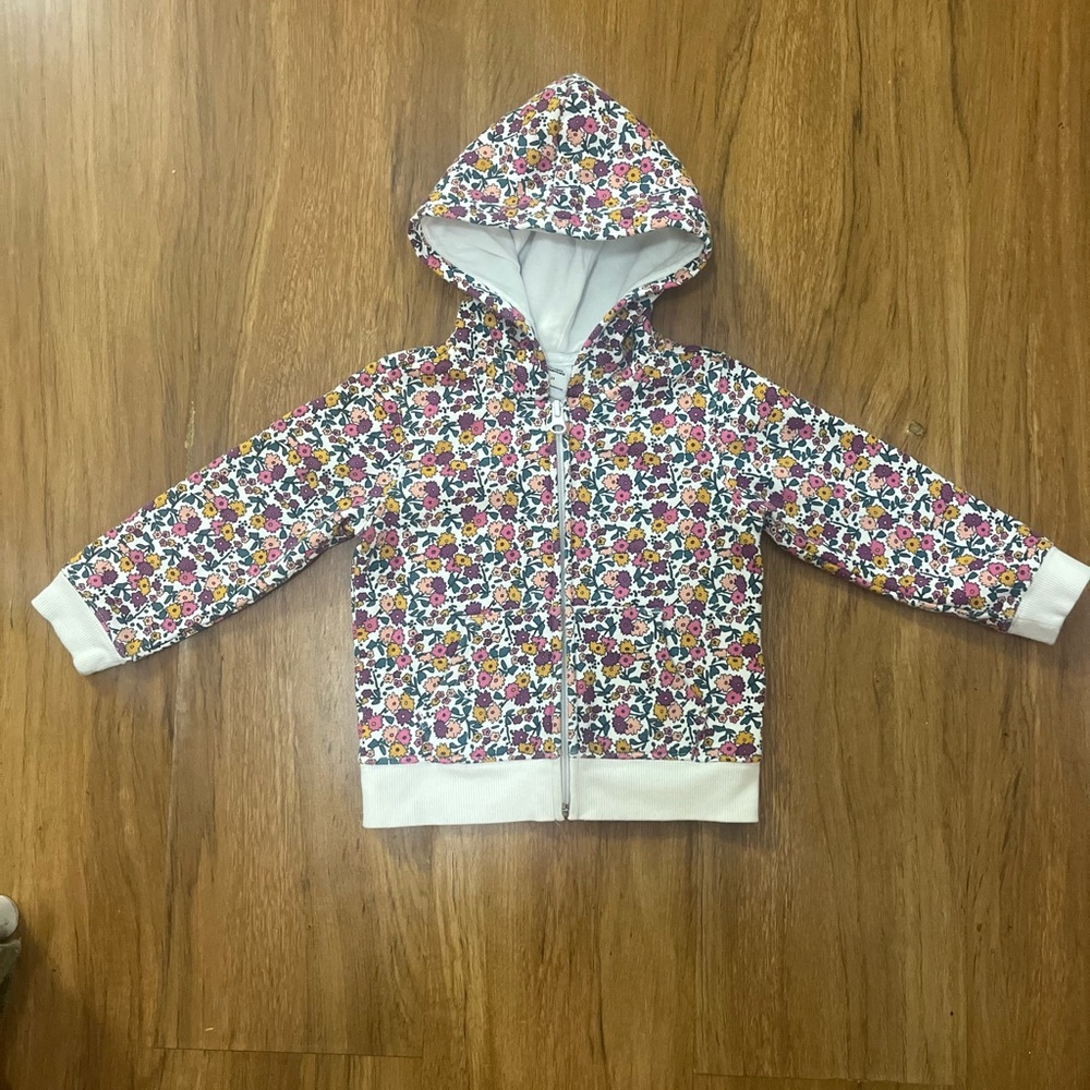 Amazon Essentials Kids Floral Hoodie - Multicolor